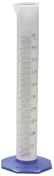 Zylinder, mit Skala, Polypropylen, 100 mL ± 0,6 mL, 1,0 mL Teilungen
