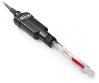 Intellical PHC705 nachfüllbare Red Rod pH-Glaselektrode für das Labor, hohe Alkalinität, 1 m Kabel