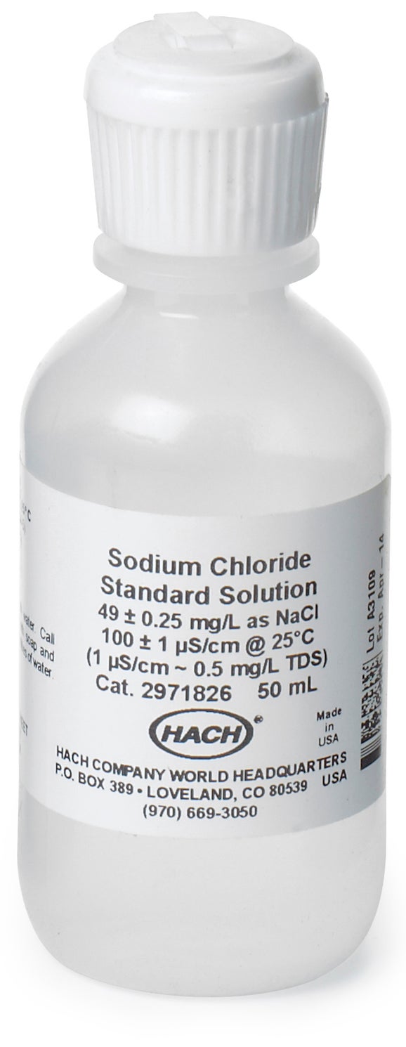 Leitfähigkeitsstandardlösung, 100 µS/cm, NaCl, 50 mL