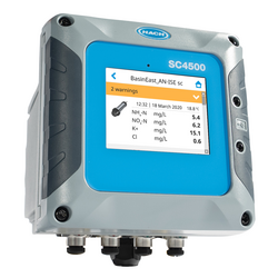 SC4500 Controller, Claros-Einbindung, Modbus TCP und LAN, 2 digitale Sensoren, 100 - 240 V AC, ohne Netzkabel