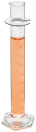Zylinder, mit Skala, 250 mL ± 4 mL, Teilung 2,0 mL (weiße Markierungen)