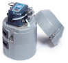 AS950 Portabler Probenehmer, Kompakt-Unterteil, 12 V, 1 x 10 L Flasche, Eintauch-Durchflusssensor, digitaler pH-Sensor