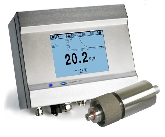 Orbisphere LDO Sensor-Kit K1100, 0 - 40 ppm, Controller 410 (Wandmontage), ¼
