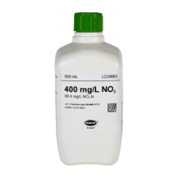 Nitrat-Standard, 400 mg/L NO₃ (90,4 mg/L NO₃-N), 500 mL